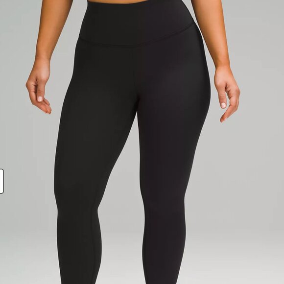 Lululemon Wunder Train High Rise Tights 25" in Black Size 18 - Picture 1 of 6